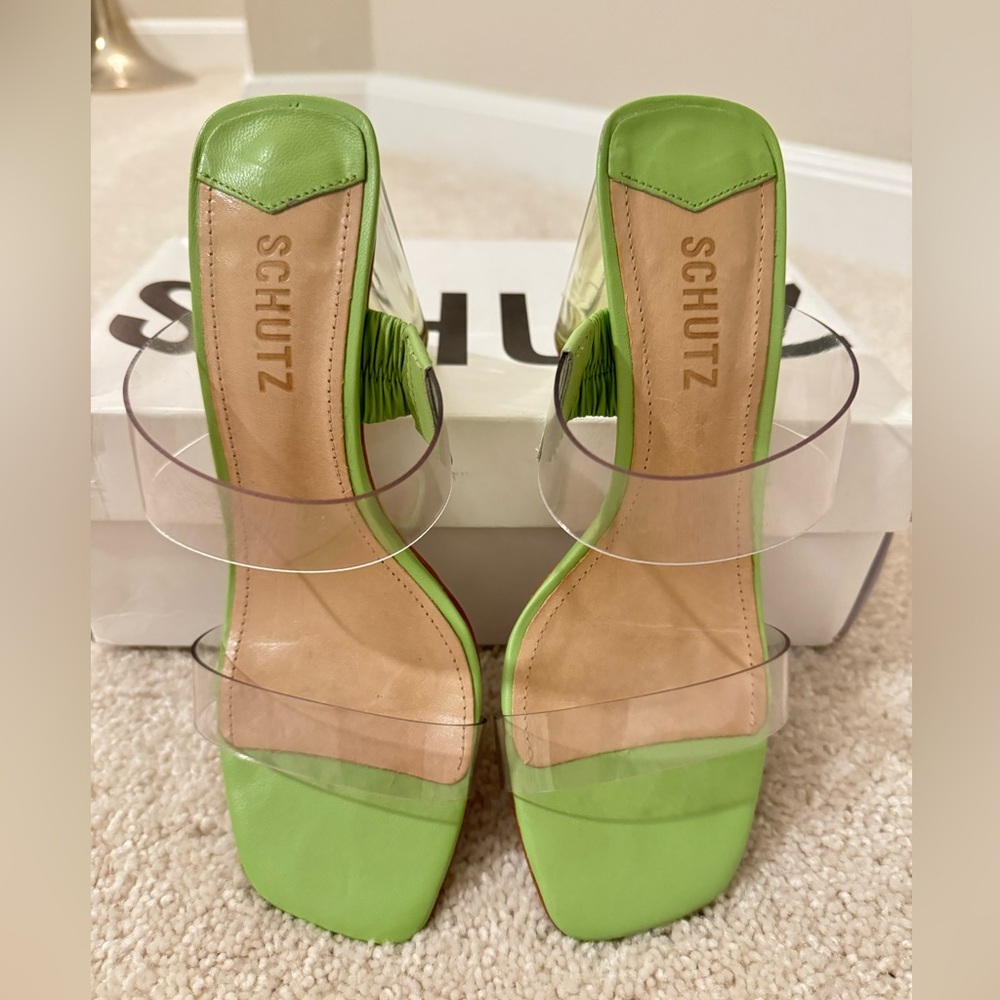SCHUTZ Leather/vinyl Shoes